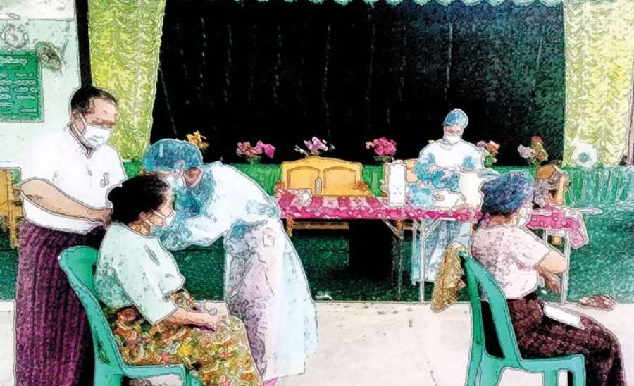 ကိုဗစ် - ၁၉ ကို အတူတကွ တွန်းလှန်ကာကွယ်ကြသူများ